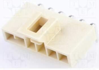 MOLEX Connector: wire-board; PIN: 6; Inom: