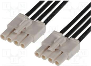 MOLEX PIN: 4; Insulation: PVC; black