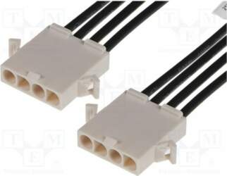 MOLEX PIN: 4; Insulation: PVC; black