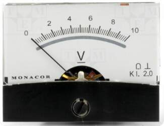 MONACOR Voltmeter; on panel; 0÷10V; Class: