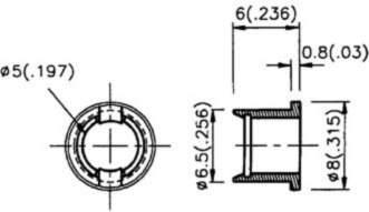 MOUNTING CLIP FOR LED 5mm (1pc)
