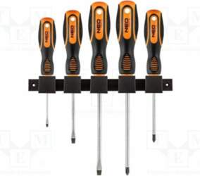 NEO TOOLS Screwdriver: universal-set; Phillips,slot