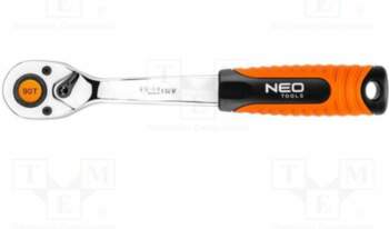 NEO TOOLS Wrench: rattle; 3/8"; with