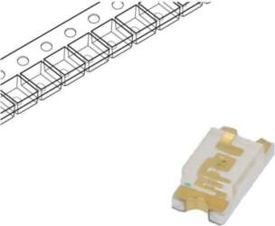 NTE ELECTRONICS LED; blue; SMD; 1206