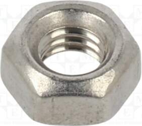 Nut; hexagonal; M4; Thread: metric; A2