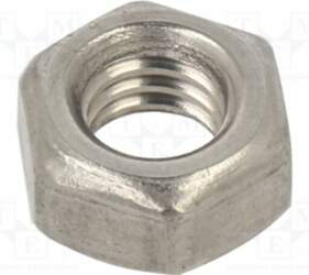 Nut; hexagonal; M6; Thread: metric; A4