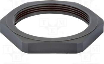 Nut; NPT1"; polyamide; UL94V-0; Thk: 7mm