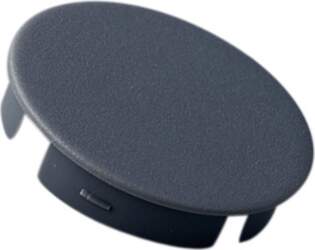OKW Cap; ABS; grey; push-in; round