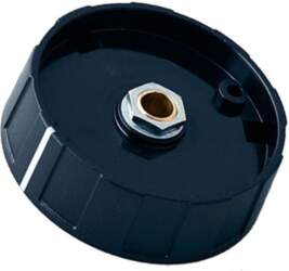 OKW Knob; with pointer; ABS; Øshaft: