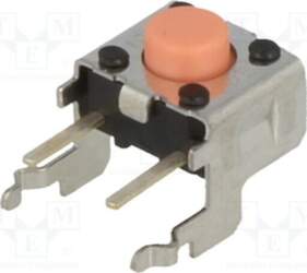 OMRON Electronic Components Microswitch TACT; SPST-NO