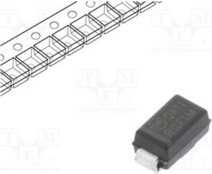 ONSEMI Diode: rectifying; SMD; 1kV; 1A