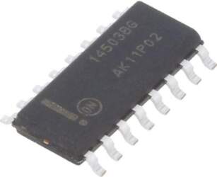 ONSEMI IC: digital; 3-state,buffer,hex