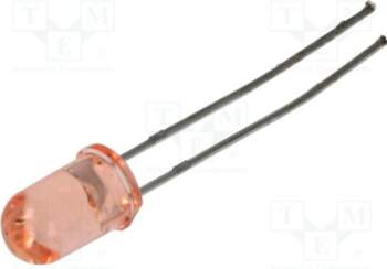 ONSEMI IR transmitter; 5mm; 890nm; diffused