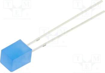 OPTOSUPPLY LED; blue; rectangular; 5x5x7mm; 220÷330mcd