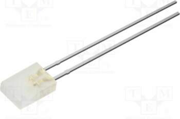 OPTOSUPPLY LED; blue,yellow; rectangular; 2x5x7mm