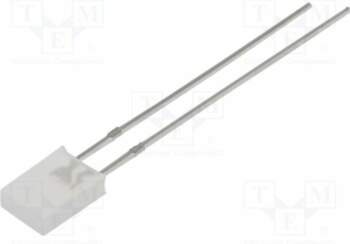 OPTOSUPPLY LED; green; rectangular; 2x5x7mm; 500÷750mcd