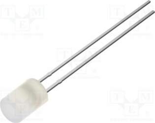 OPTOSUPPLY LED; red; 5mm; 100mcd; 100°