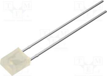 OPTOSUPPLY LED; yellow green; rectangular; 2x4x5mm