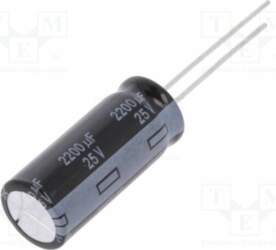 PANASONIC Capacitor: electrolytic; low ESR; THT