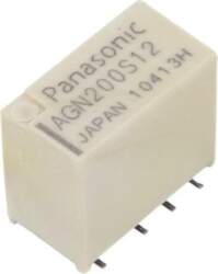 PANASONIC Relay: electromagnetic; Ucoil: 12VDC; DPDT
