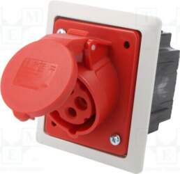 PCE Connector: AC supply 3-phase; socket