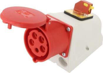 PCE Connector: AC supply 3-phase; socket