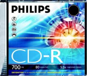 Philips CD-R 80 700MB slim case