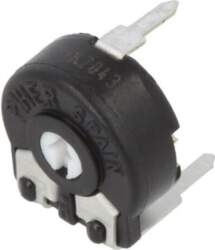 PIHER Potentiometer: mounting; 2.2kΩ; single