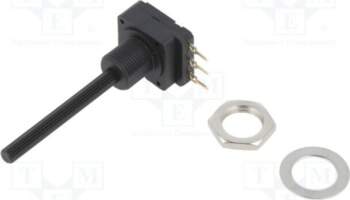 PIHER Potentiometer: shaft; 10kΩ; single turn