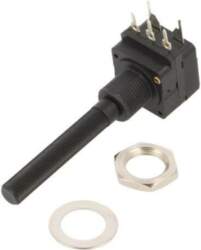 PIHER Potentiometer: shaft; 1MΩ; single turn