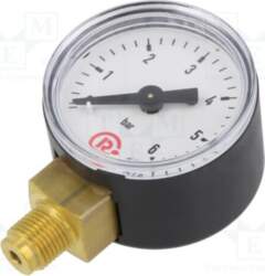 PNEUMAT Manometer; 0÷6bar; bottom connection; Thread: