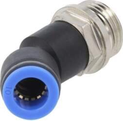 PNEUMAT Push-in fitting; angled 45°; -0