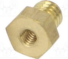 PNEUMAT Thread adapter; brass; Int.thread: