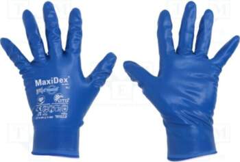 Protective gloves; Size: 9; blue; MaxiDex®