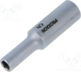 PROXXON Socket: 6-angles; socket spanner; HEX