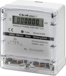 QOLTEC Single phase electronic meter 230V