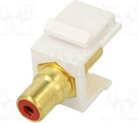 RCA coupler; Keystone; RCA socket,both