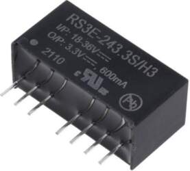 RECOM Converter: DC/DC; 3W; Uin: 18÷36VDC