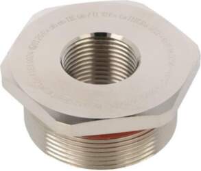 Reduction of threads for glands; M20