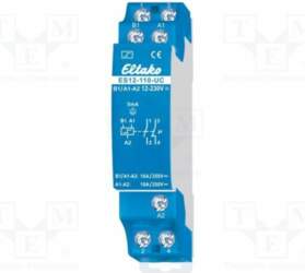 Relay: installation; bistable,impulse; NC +