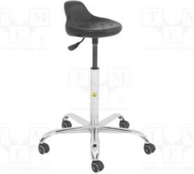 RT WORK Stool; ESD; Seat dim: