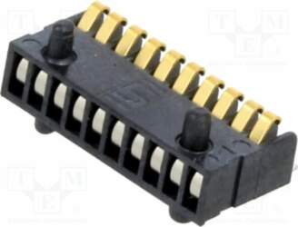 SAMTEC Connector: battery; SIBF | SIBF-10-F-S-AD