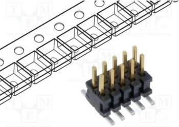 SAMTEC Connector: pin strips; socket; male