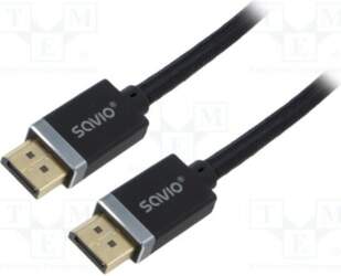 SAVIO Cable; DisplayPort plug,both sides