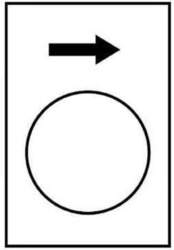SCHNEIDER ELECTRIC Label; white; Button marking: