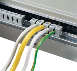 Schroff Clamps for Cable Support Rail