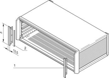 Schroff PropacPRO Trim kit, Front Side