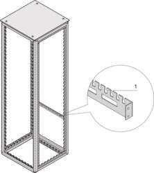 Schroff Varistar Cable Support Rail for