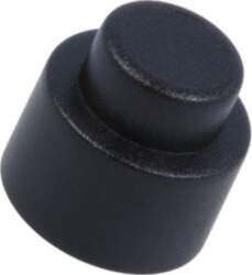SCHURTER Button; round; black | 0862