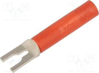 SCHUTZINGER Laboratory connector: fork terminals; plug